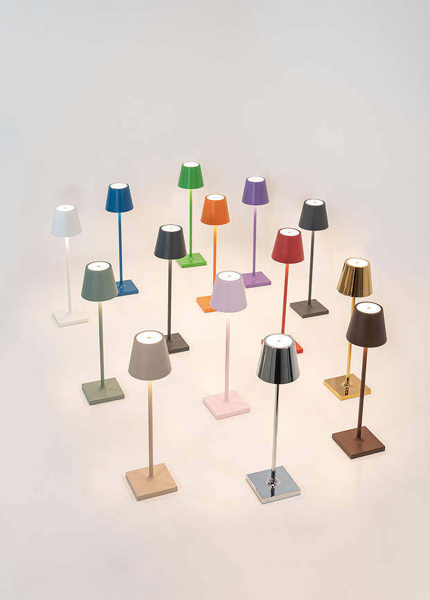 Poldina Micro Stolna Lampa 27,5 cm tamnosiva