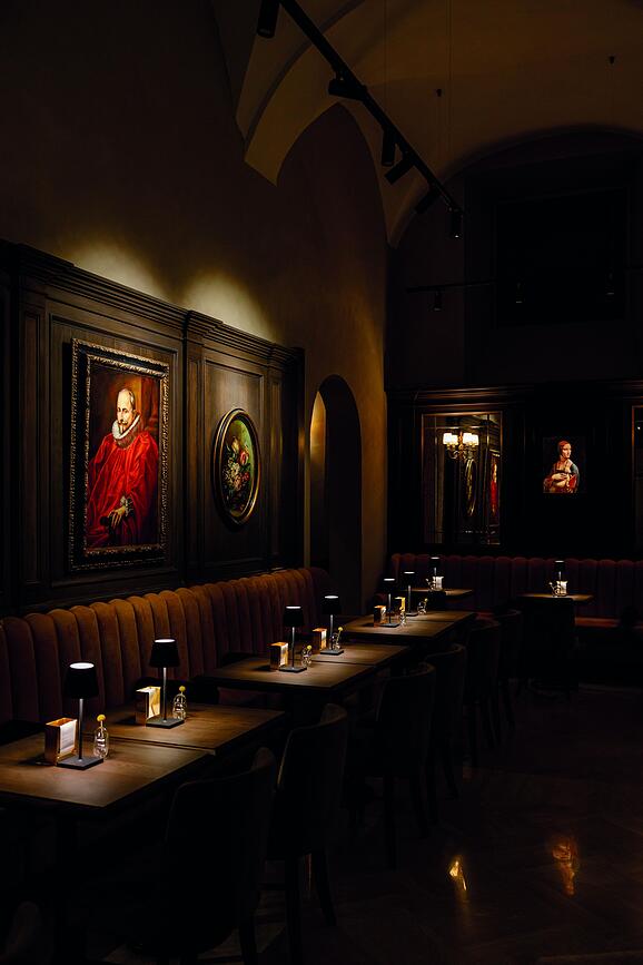 Poldina Mini Επιτραπέζιο Φωτιστικό, 30 cm, καφέ