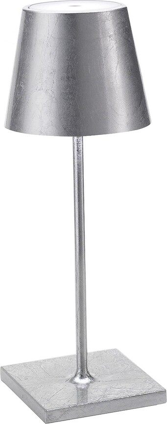 Poldina Mini ezüst színű Asztali lámpa 30 cm