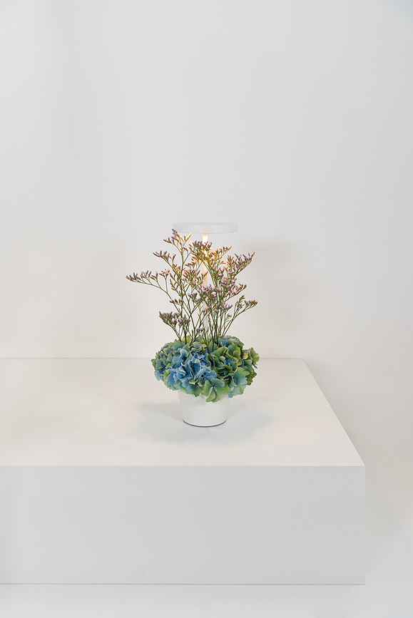 Poldina Reverso Lampe de Table avec bol, marron