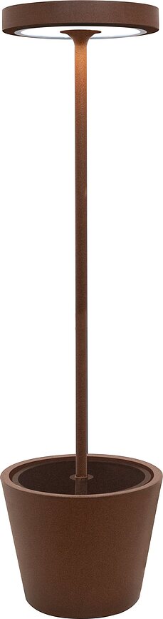 Poldina Reverso Lampe solaire avec récipient