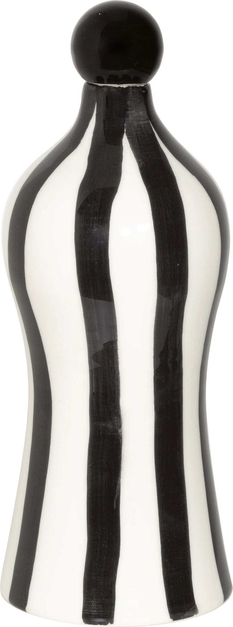 Poldina Stopper Lido Righe Flasche oder Lampensockel schwarz