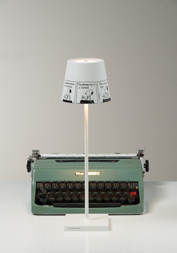 Poldina x Peanuts Heart Lampe de Table, 38 cm