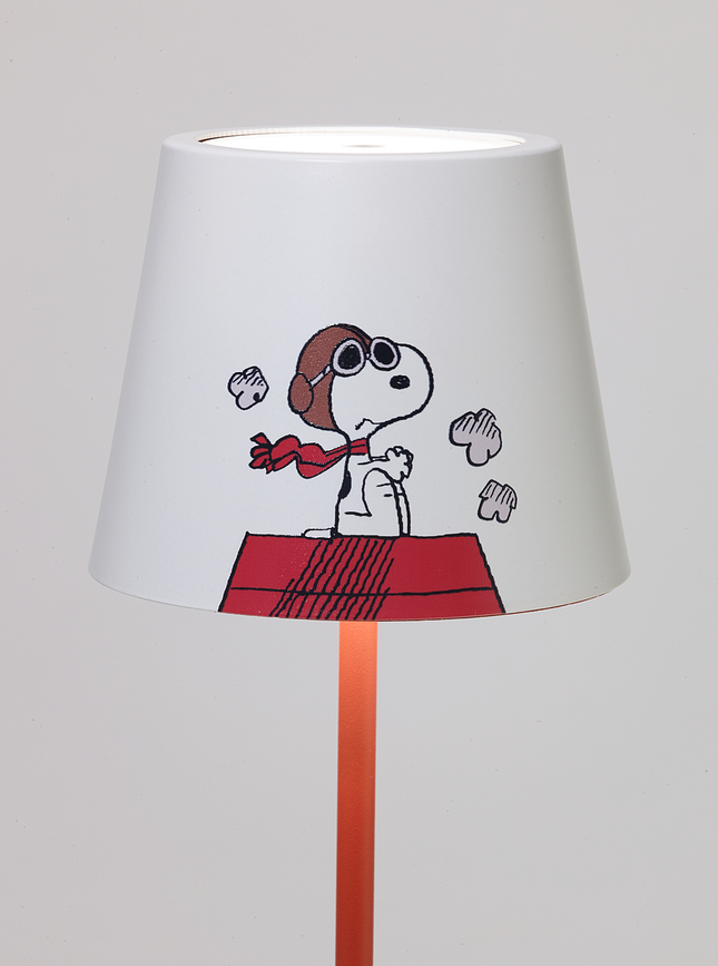 Poldina x Peanuts Heart Lampa stolna 38 cm