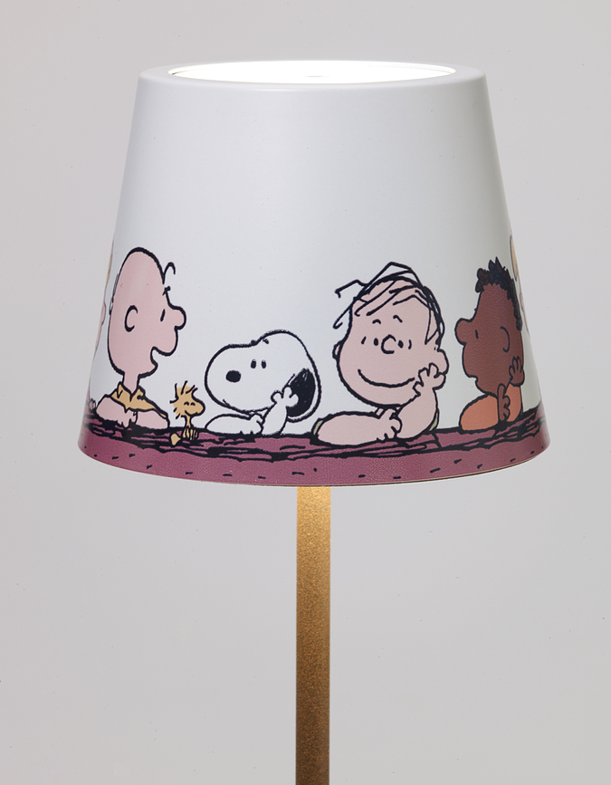 Poldina x Peanuts Heart Lampa stolna 38 cm