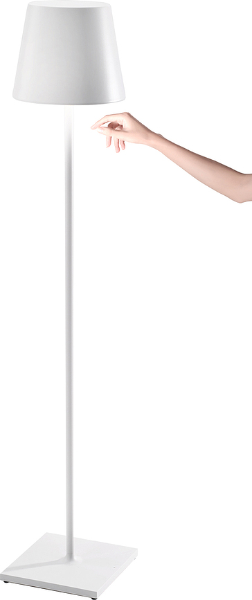 Poldina XXL Lampe sur pied à hauteur réglable, marron