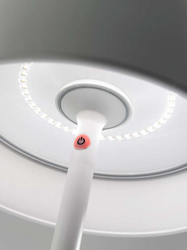 Poldina XXL Lampe sur pied à hauteur réglable, marron