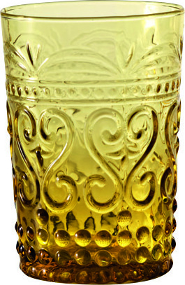 Provenzale Wasserglas 270 ml bernsteinfarben