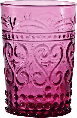 Provenzale Wasserglas 270 ml purpur