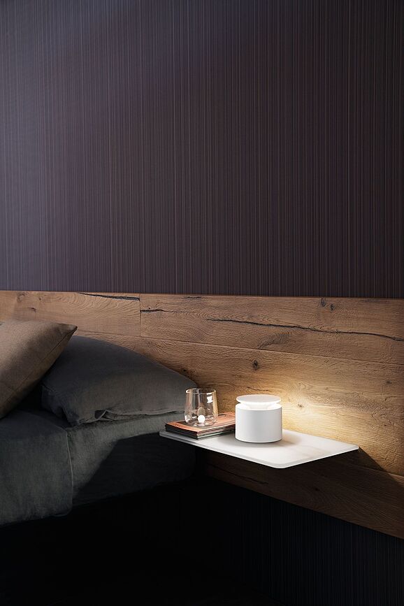 Push Up Lampe de table, gris foncé