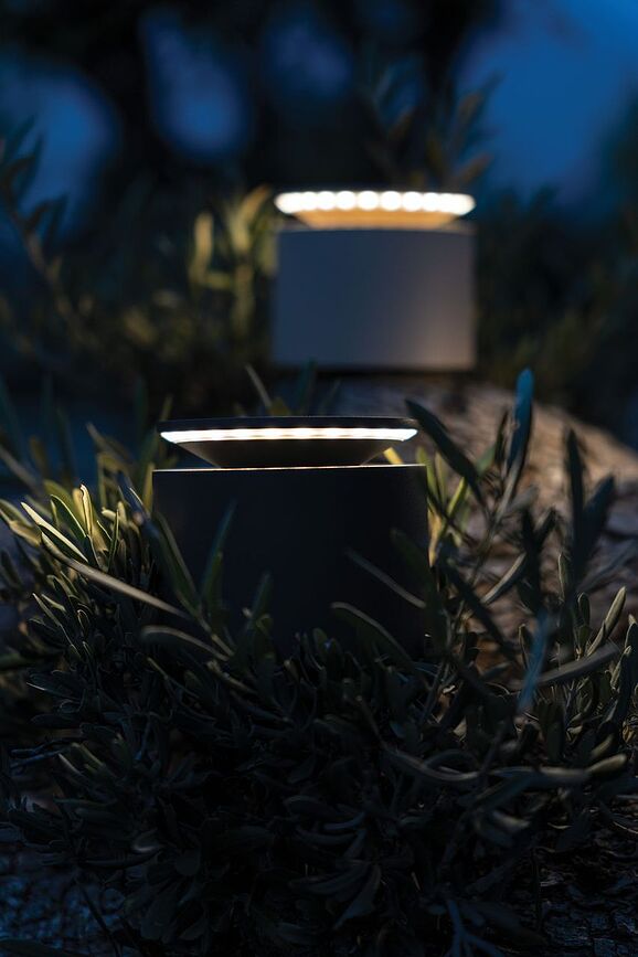 Push Up Lampe de table, gris foncé