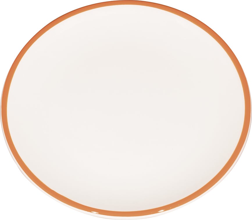 Pusryčių lėkštė Lido Rim 21 cm, plytų spalvos