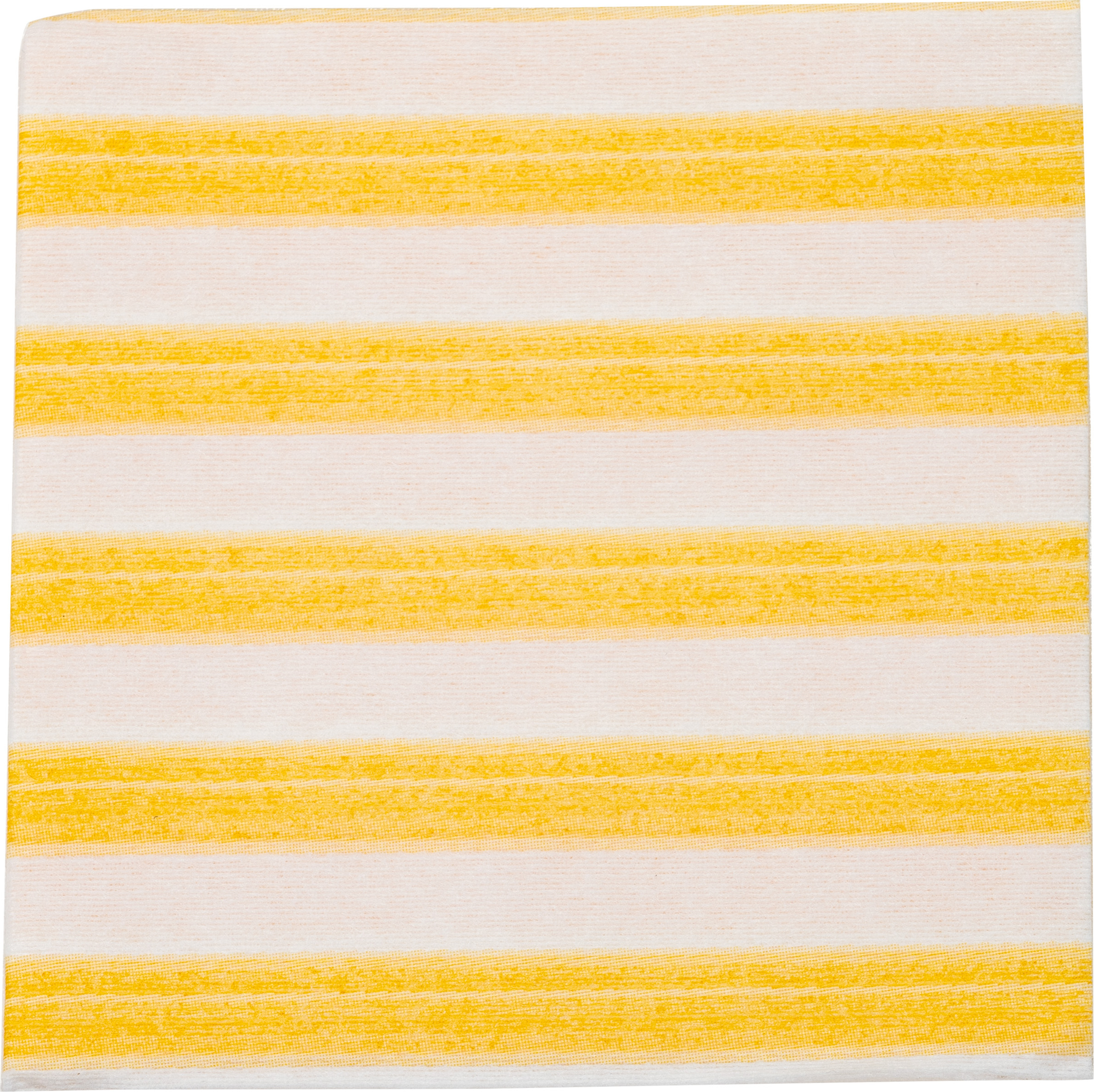 Righe Papierservietten 25 x 25 cm gestreift gelb 20 St.