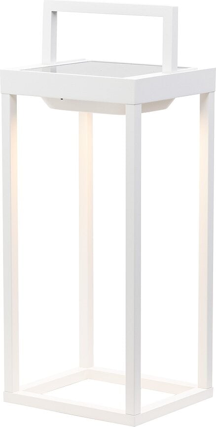 Saulės lempa Home, 37 cm, balta