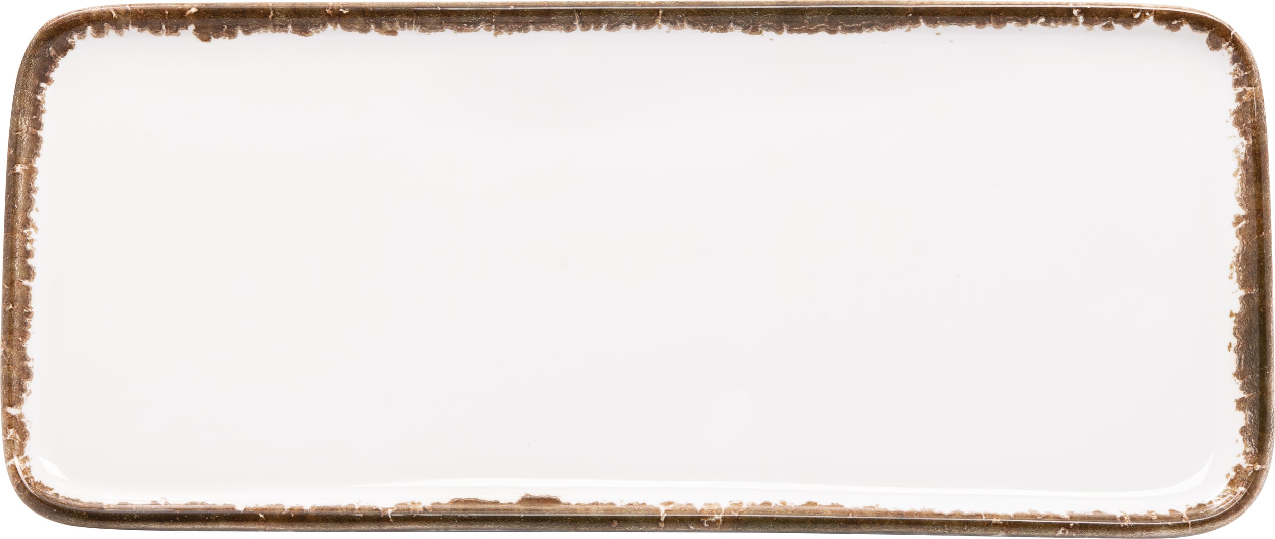 Servierplatte Petit 11,5 x 26,5 cm, braun