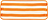 Servírovací tanier Lido Righe obdĺžnikový 26,5 cm oranžový