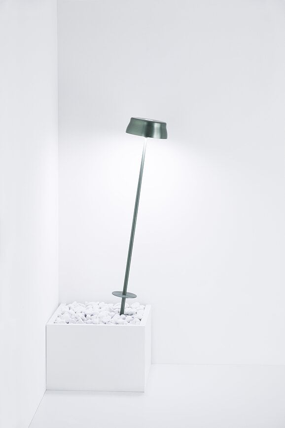 Sister Lampe de Jardin connectée Wi-Fi, réglable en hauteur, dorée