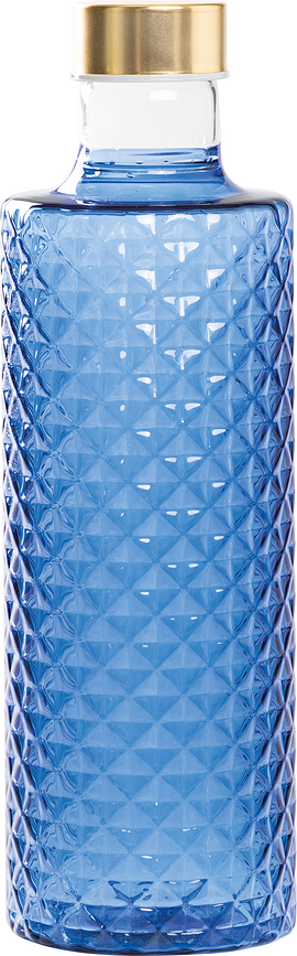 Скляна пляшка Isolano 965 мл, синя