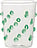 Skleněný pohár Party Junior 95 ml zelený