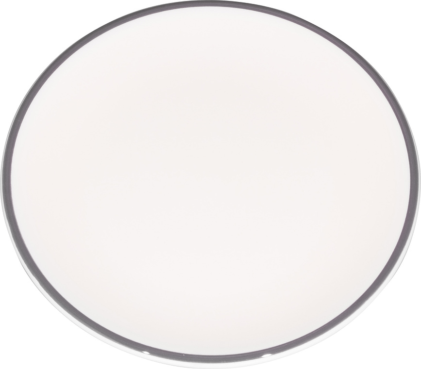 Snídaňový talíř Lido Rim 21 cm, šedomodrý