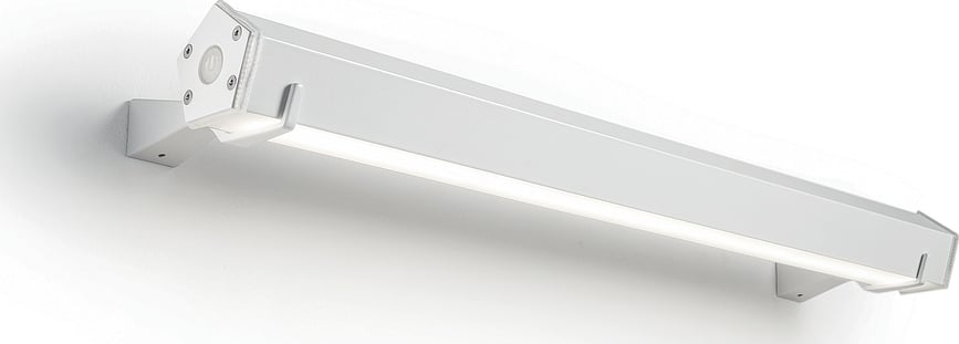 Soporte de Pared para lámpara modular Pencil, horizontal, gris oscuro, Set de 2 piezas