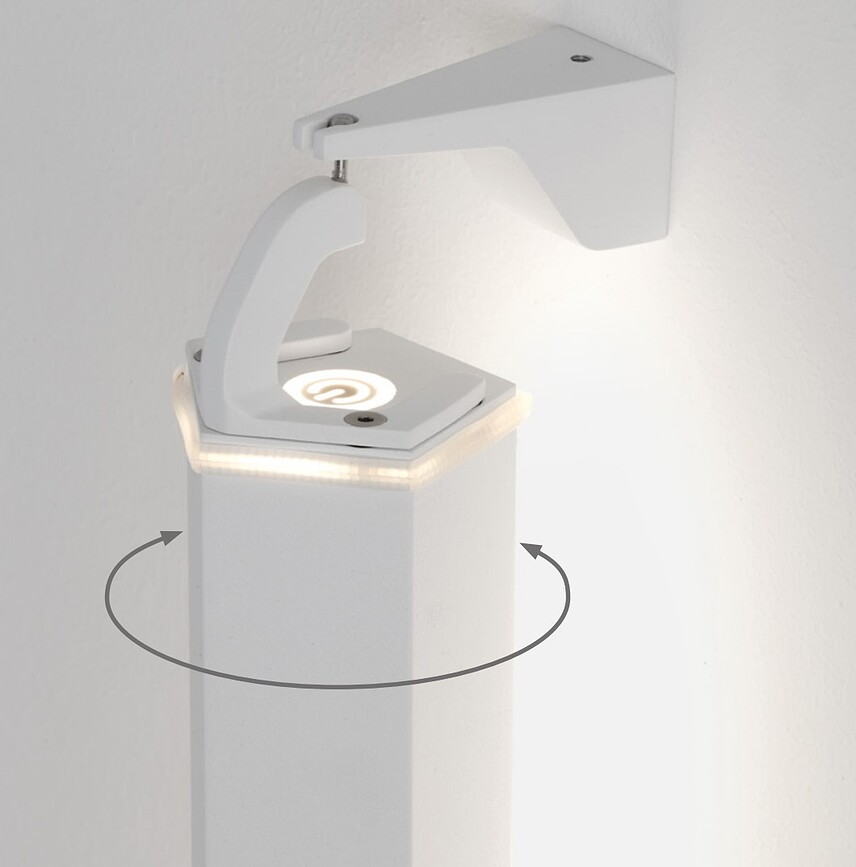 Suspensión de Pared para lámpara modular Pencil, gris oscuro, vertical