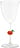 Stikla glāze Teca Frutta apelsīns 250 ml