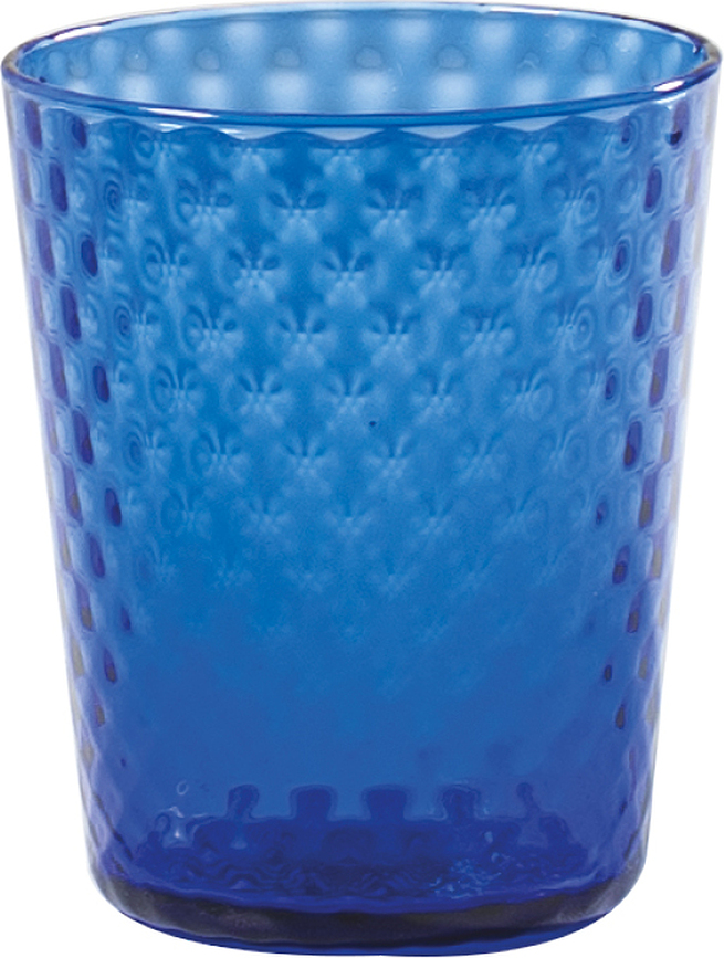 Stiklinė Veneziano mėlynos spalvos 330 ml