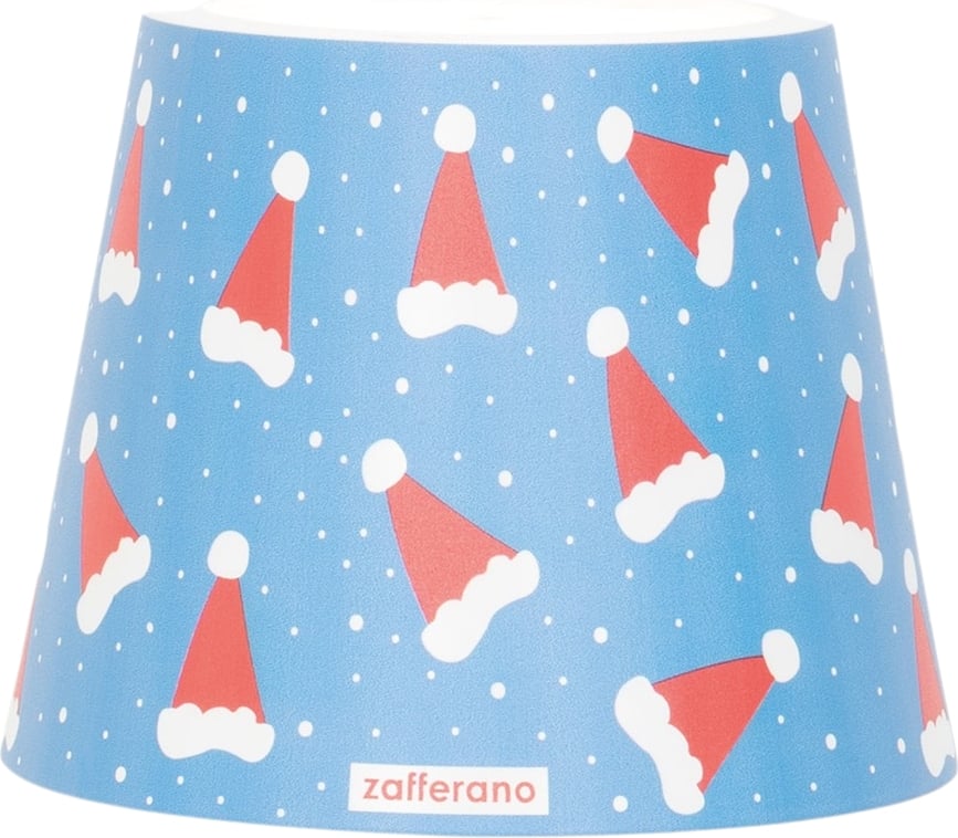 Stínidlo na lampu Poldina Christmas, s motivem čepice Santa Clause