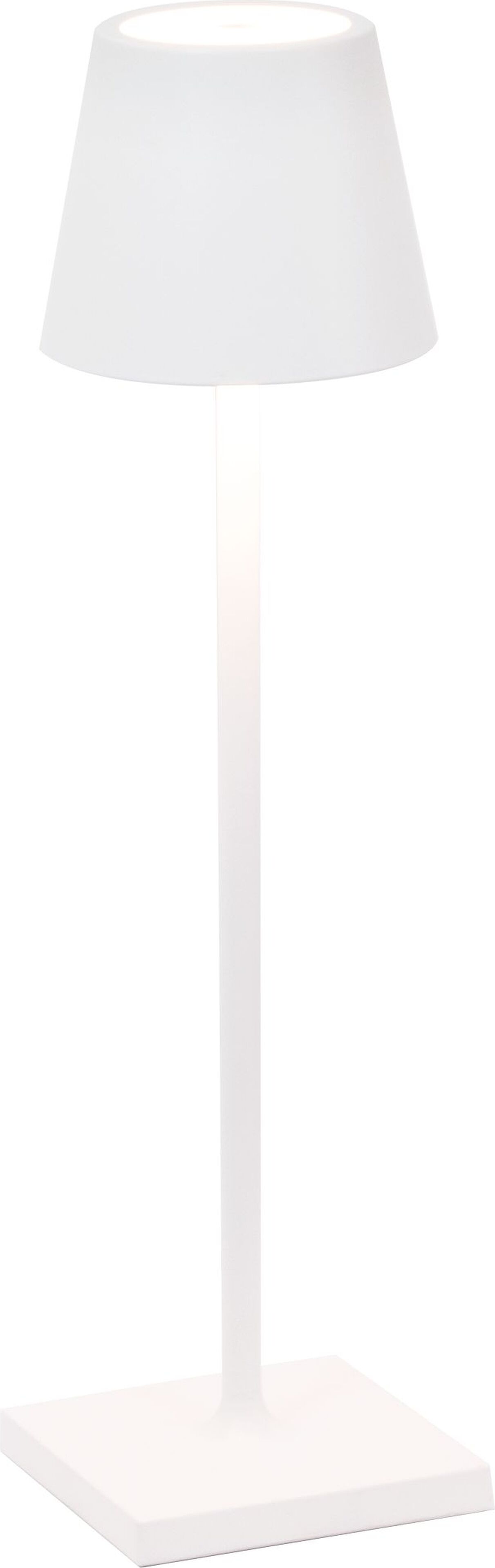 Stolná lampa Poldina Micro 27,5 cm biela