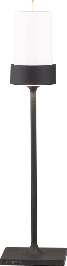 Stolní lampa bezdrátová Perpetua 35,6 cm, černá