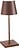 Stolní lampa Poldina Mini 30 cm hnědá