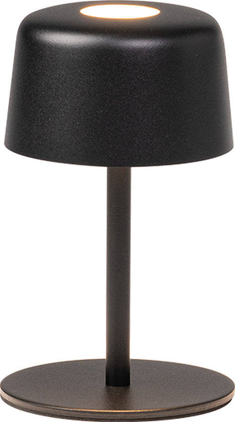 Stolové lampy Ailati bezdrôtové, čierne, 2 ks