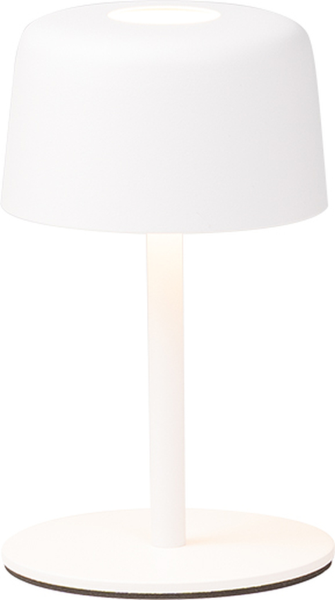 Stolové lampy bezdrôtové Ailati biele, 2 ks