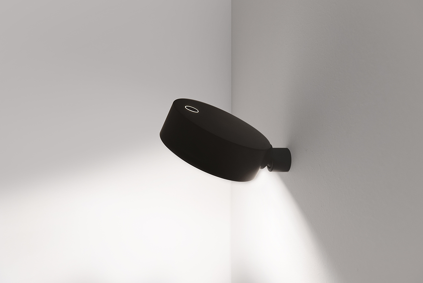 Super O Applique Murale sans fil, noire