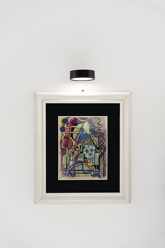 Super O Applique Murale sans fil, noire