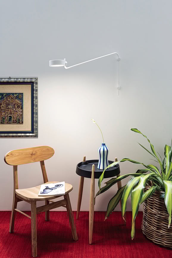 Super O Applique Murale, noire