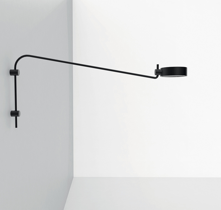 Super O Lampa zidna crna