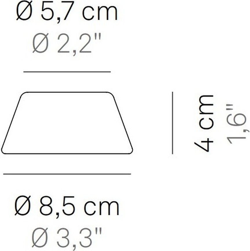 Swap Mini Abat-jour, noir, en c
éramique, pour lampe Swap Mini