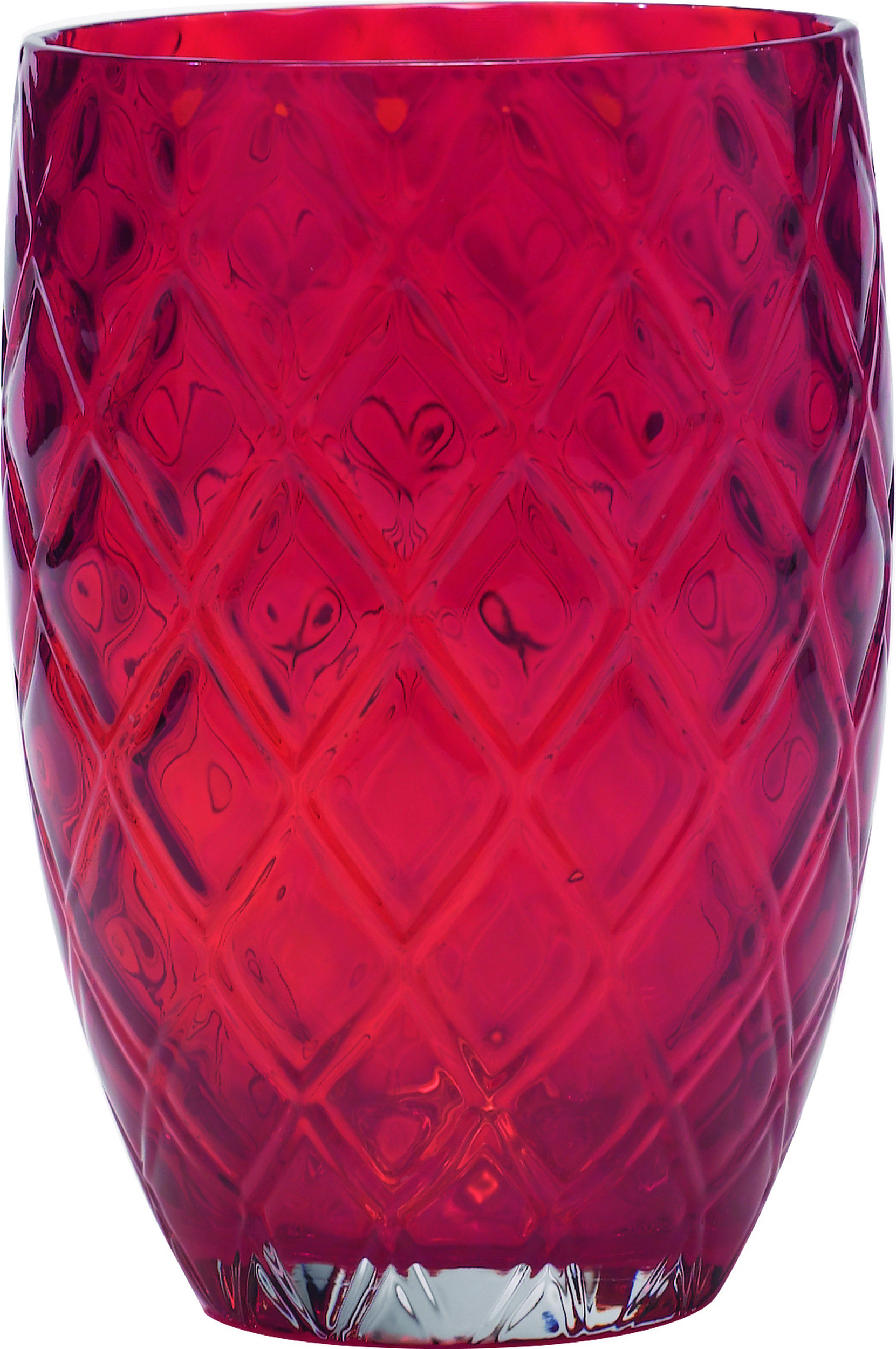 Szklanka Losanghe 380 ml czerwona