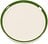 Тарілка Lido Rim 13 см, зелена