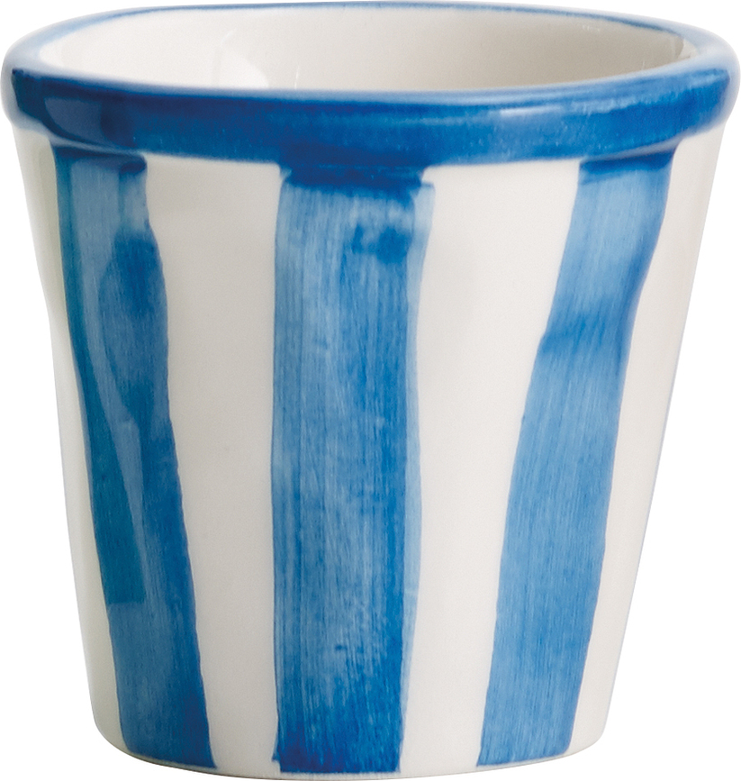 Tazas Bicchierini Righe, 70 ml, 6 unidades