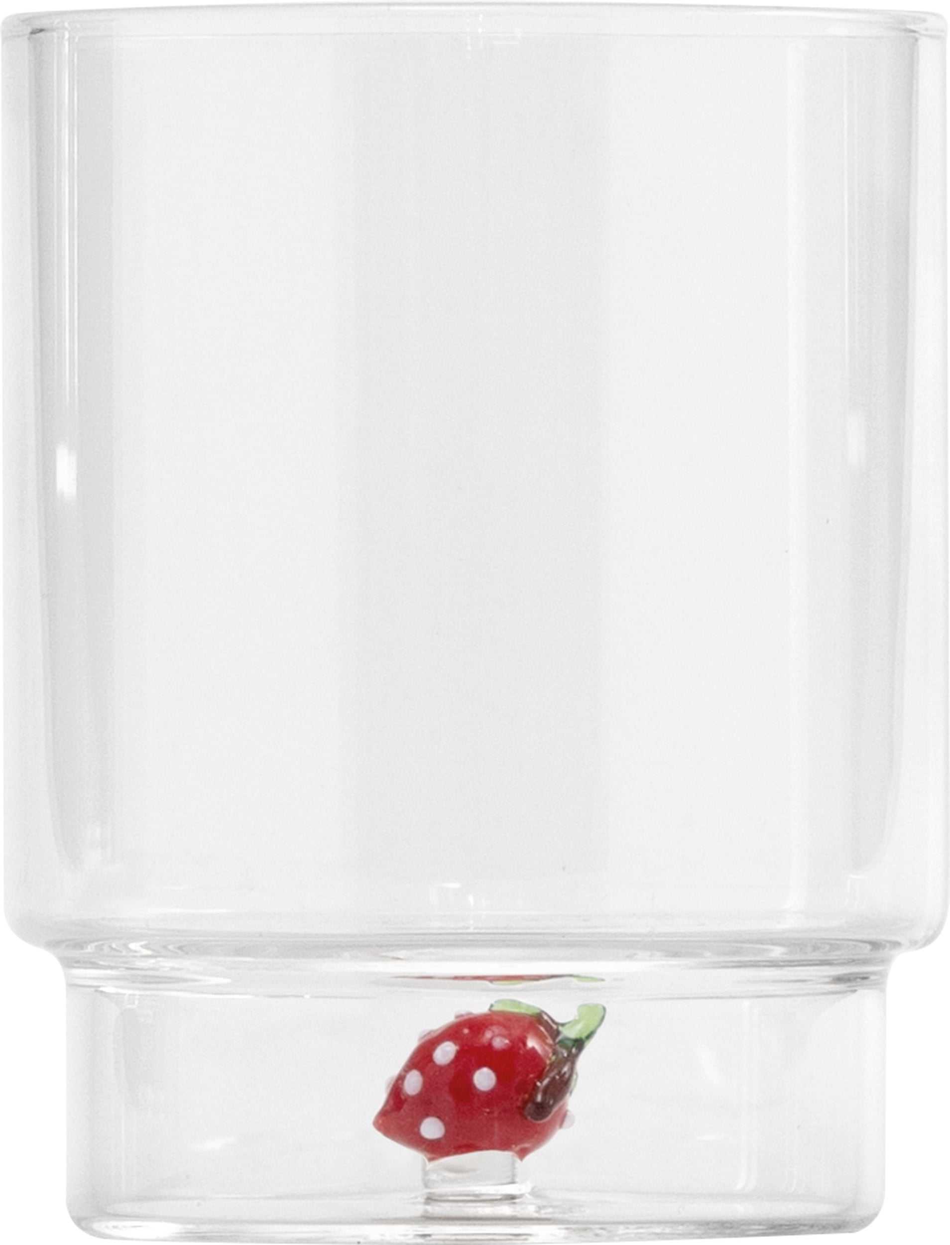 Teca Frutta Wasserglas 350 ml Erdbeere