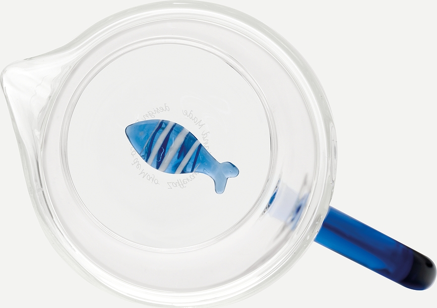 Teca Mare Pichet à motif poisson, 750 ml