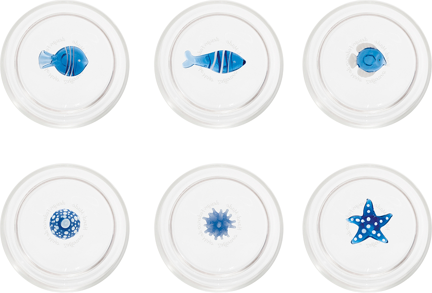 Teca Mare Verres 350 ml, Lot de 6