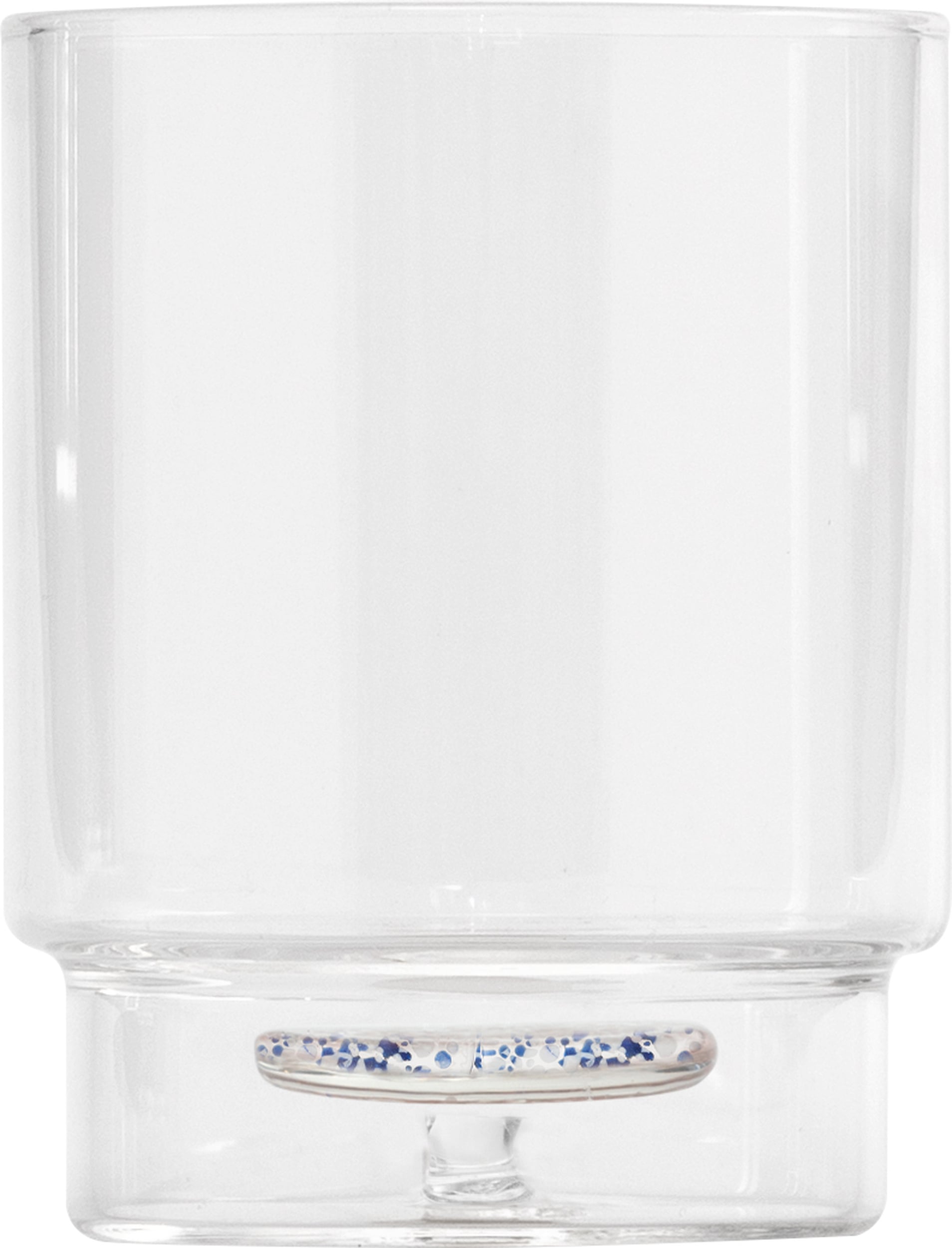 Teca Terrazzo Wasserglas 350 ml blau-weiß