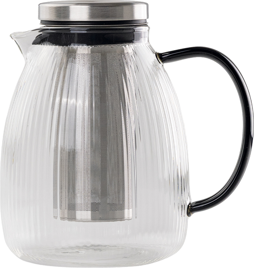 Teiera con infusore T-Set 1,2 l con manico nero