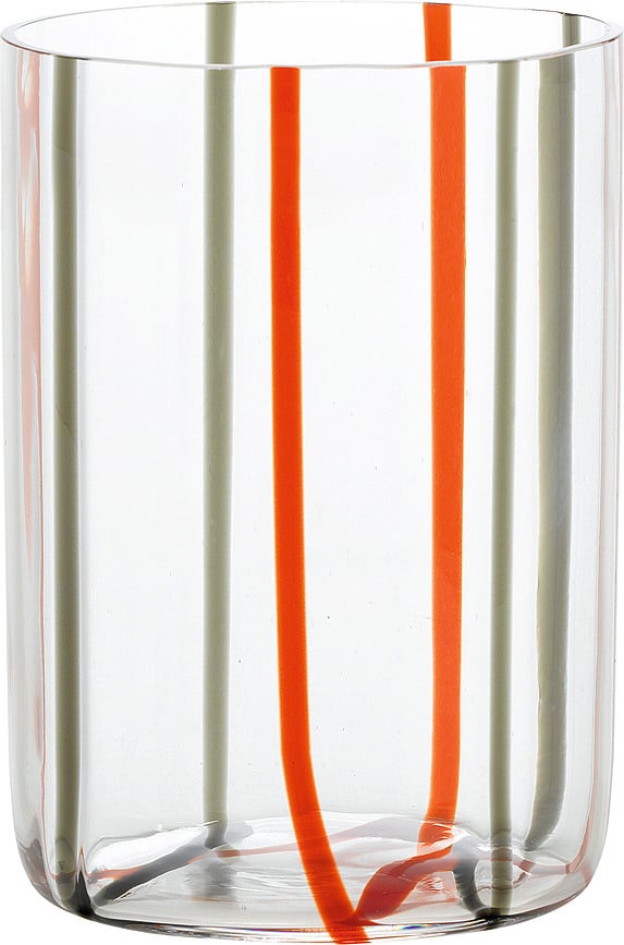 Tirache Ποτήρι, 350 ml, κόκκινο-γκρι