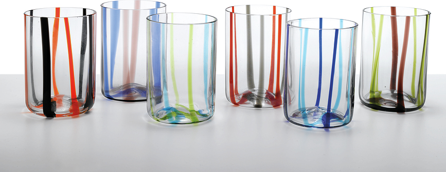 Tirache Verres 350 ml, Lot de 6