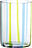 Tirache Wasserglas 350 ml blau-grün